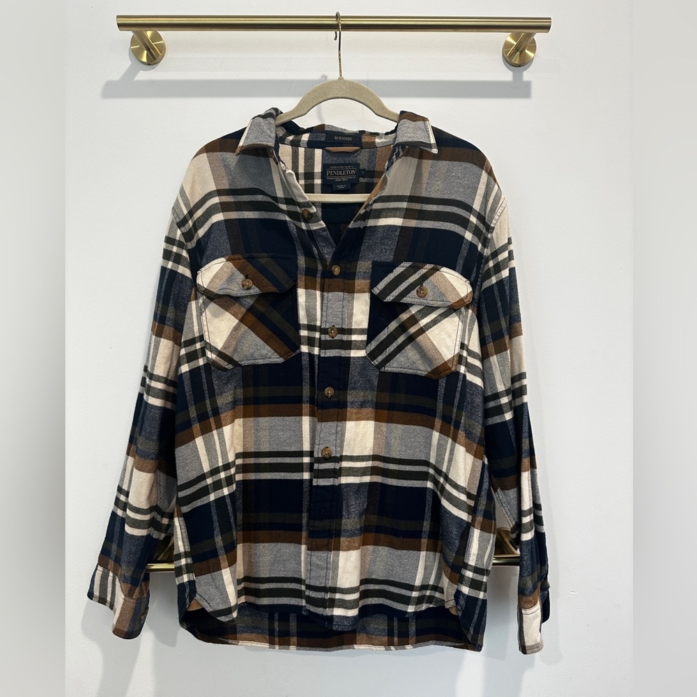 Pendleton Burnside shirt. 100% Cotton Flannel, Men’s Large